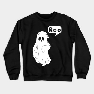 Cute Ghost boo T-Shirt Crewneck Sweatshirt